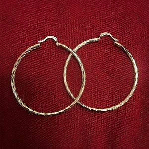 Argollas de oro laminado